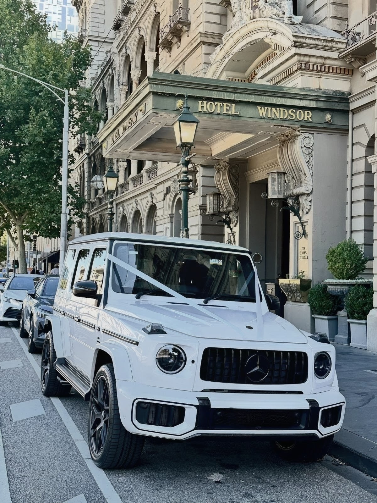 Mercedes-AMG G63 front exterior, wedding car hire